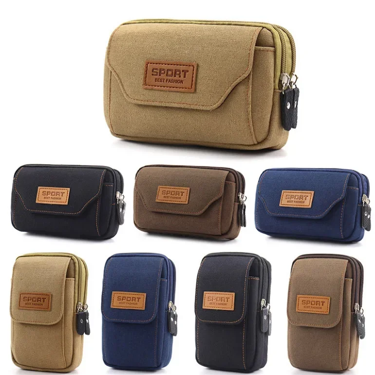 Running Belt Waist - 6.5 Inches Men Soft Pouch Belt