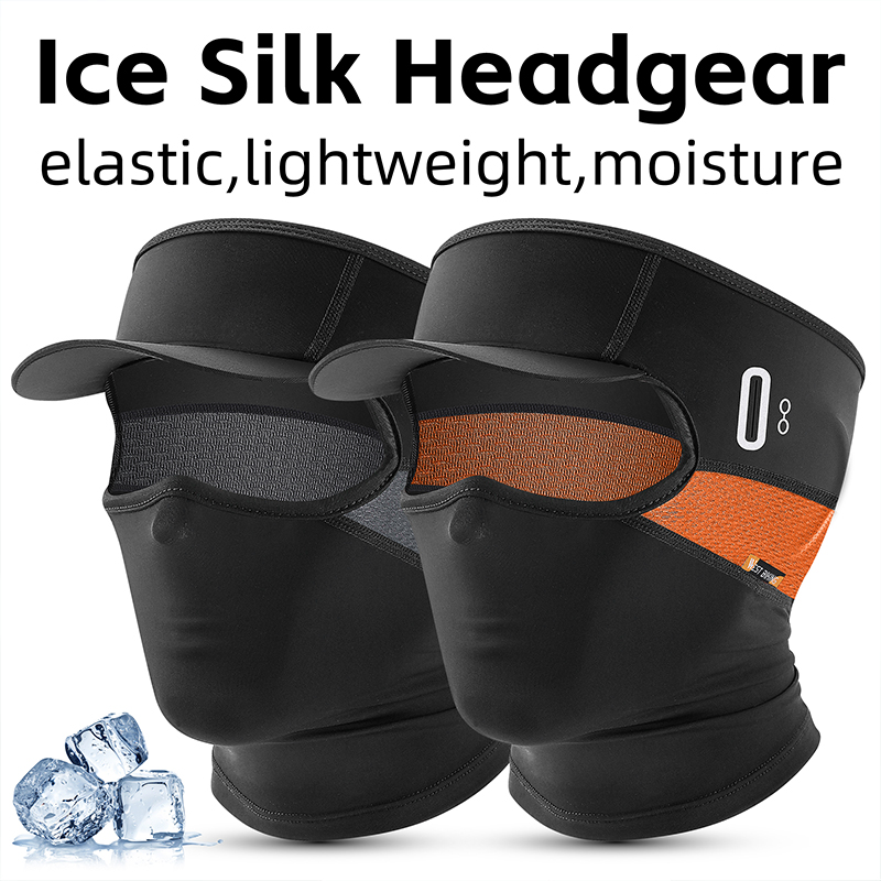 Head Gear Running - WEST BIKING Summer Ice Silk Cycling