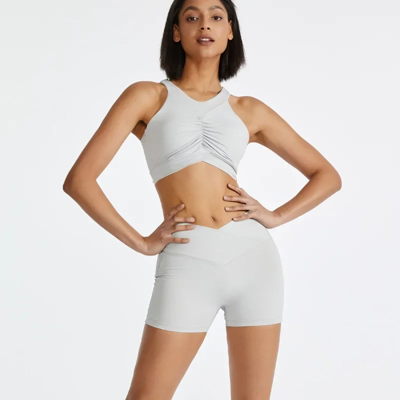 2026 Yoga Sets Female 'S Crop  - Head Gear Running ulasan dan harga