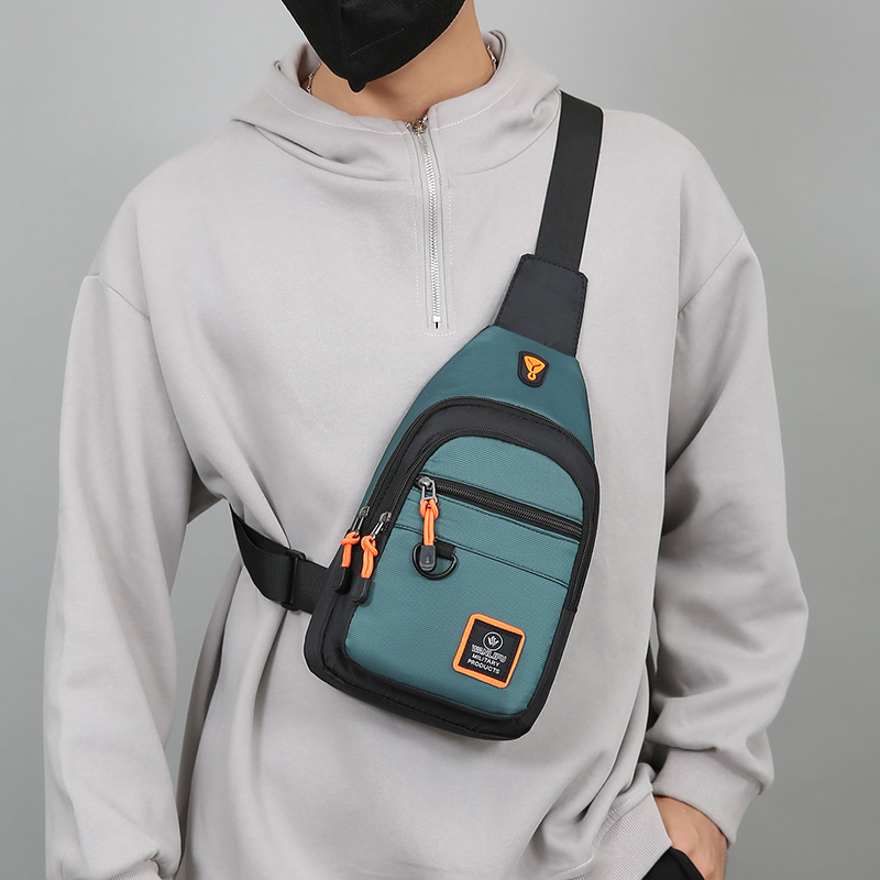 Casual Men Chest Bag Nylon Sma - Running Belt Waist ulasan dan harga