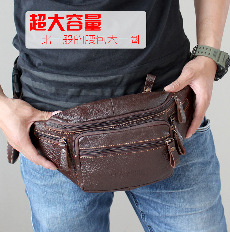 Genuine Cowhide Leather Waist  - Running Belt Waist ulasan dan harga