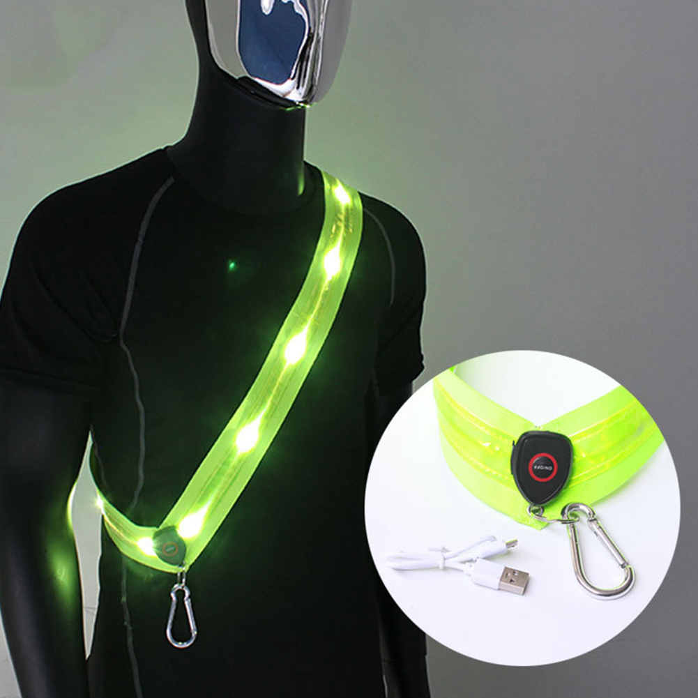 Illuminated Shoulder Straps Re - Running Gear For Night ulasan dan harga