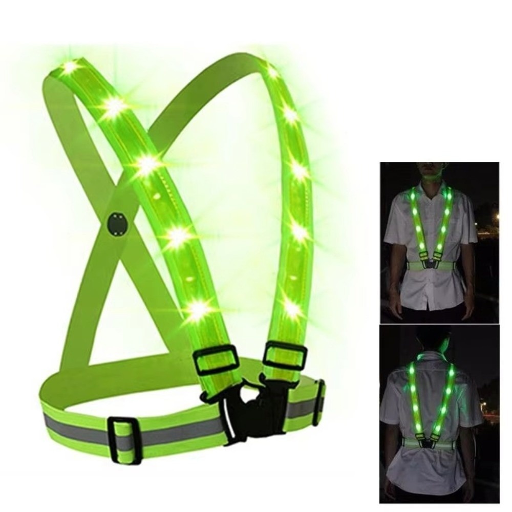 New Polyester LED Safety Vest  - New Gear Running ulasan dan harga