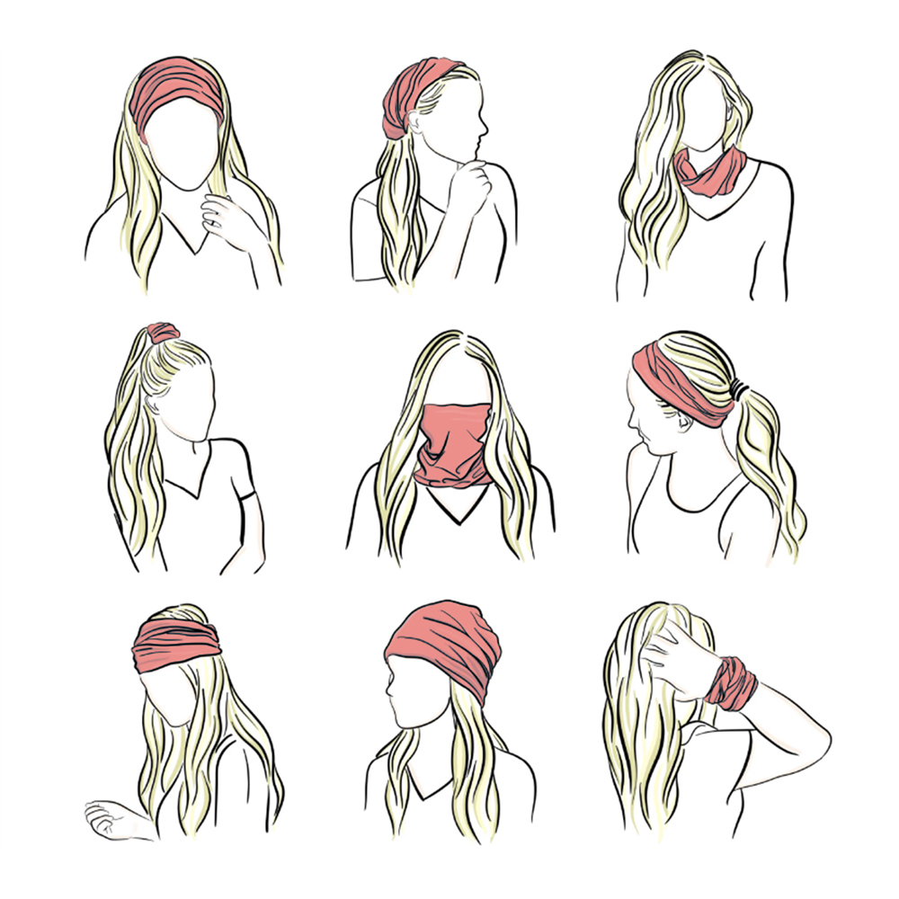 Purple Balaclava Women Running - Head Gear Running ulasan dan harga