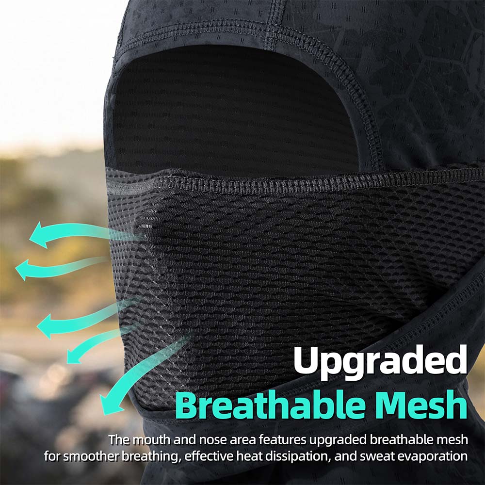 Breathable Balaclava Cap Full  - Head Gear Running ulasan dan harga