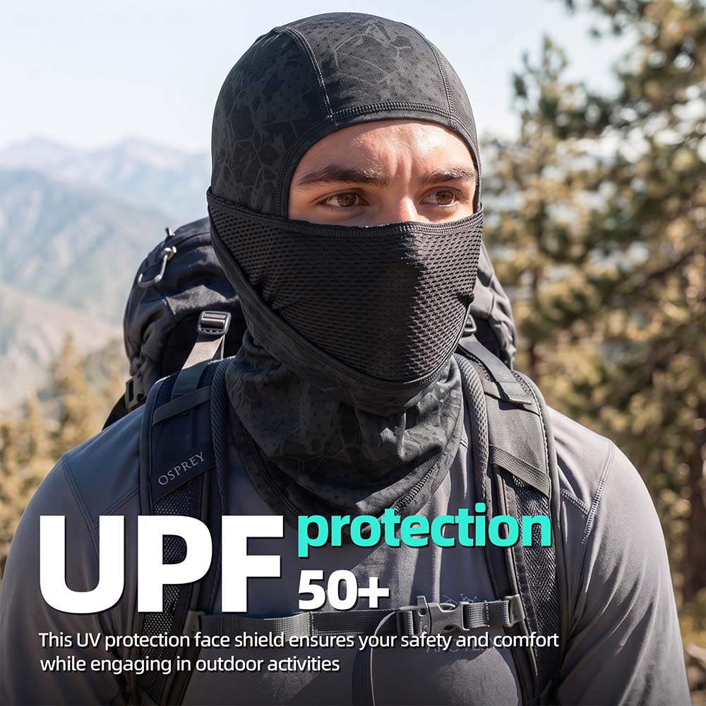 Breathable Balaclava Cap Full  - Head Gear Running ulasan dan harga