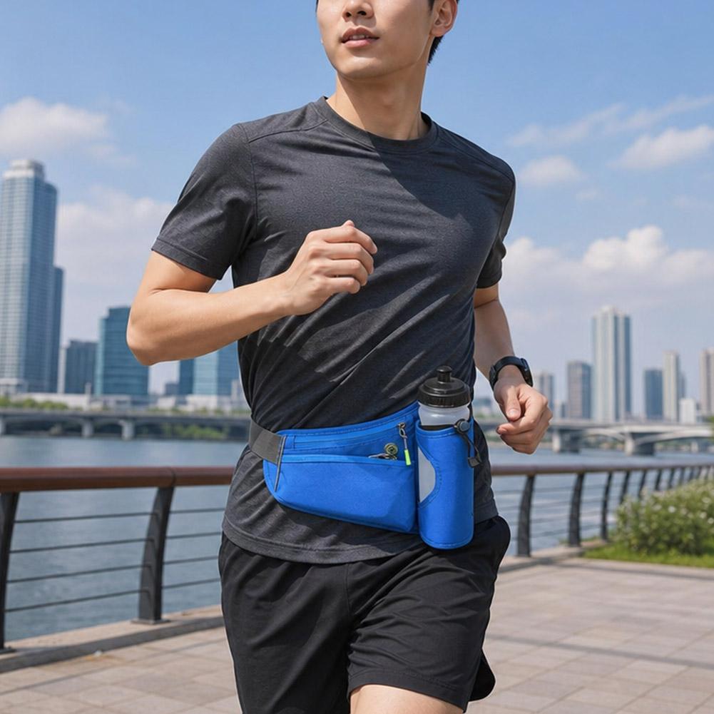 Fanny Pack with Water Bottle H - Running Belt Waist ulasan dan harga