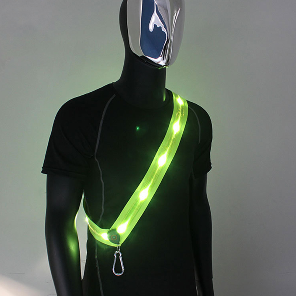 LED Shoulder Belt Rechargeable - Running Gear For Night ulasan dan harga