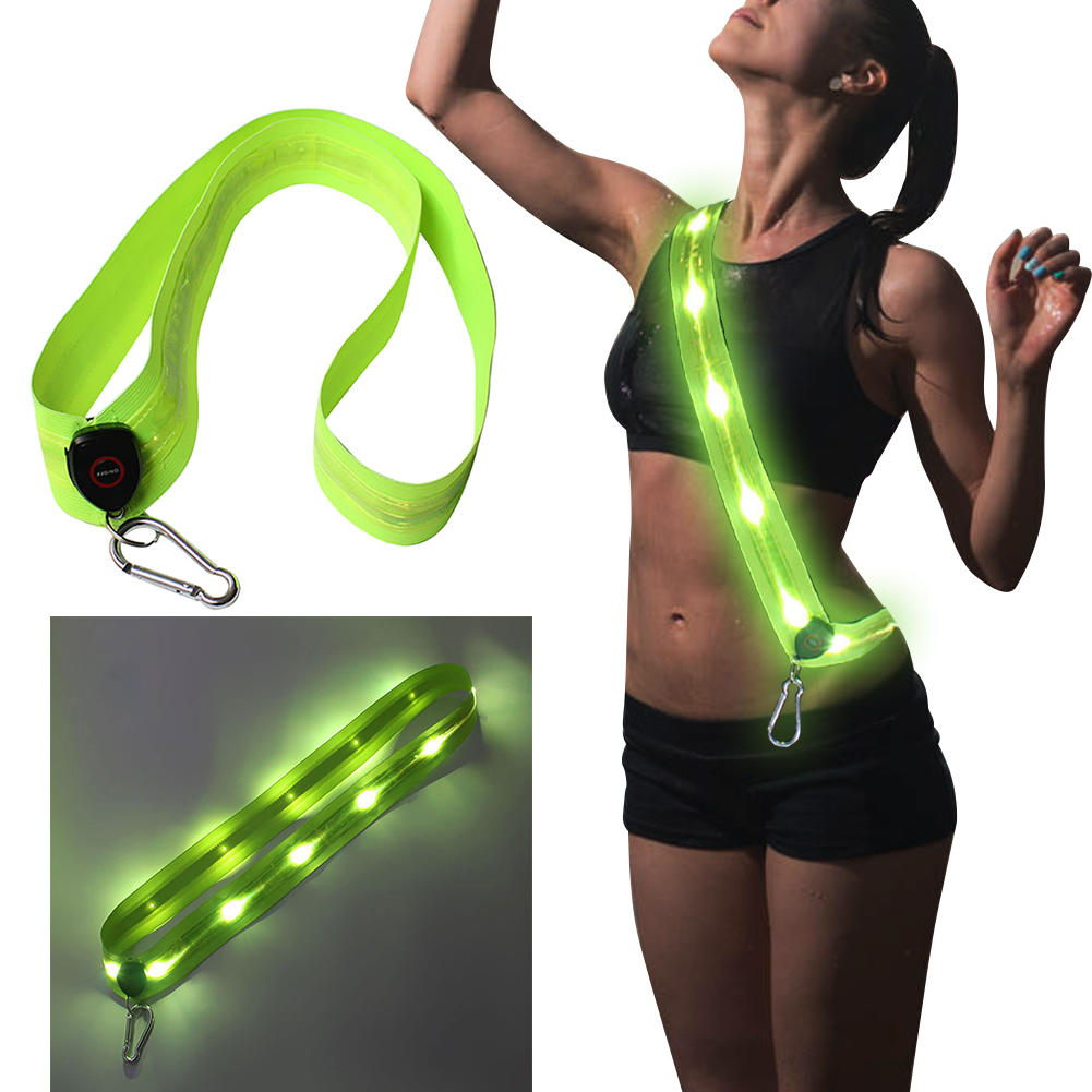 LED Shoulder Belt Rechargeable - Running Gear For Night ulasan dan harga