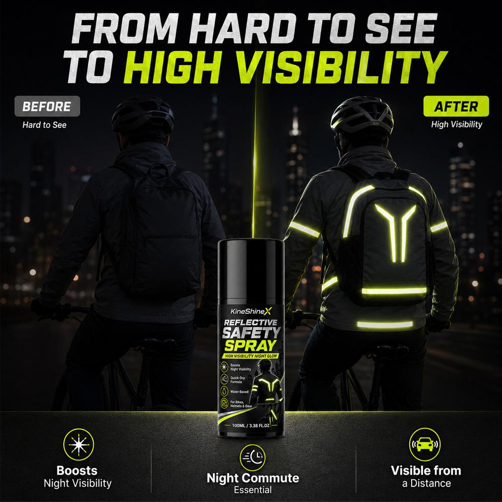 Night Reflective Safety Spray  - Running Gear For Night ulasan dan harga